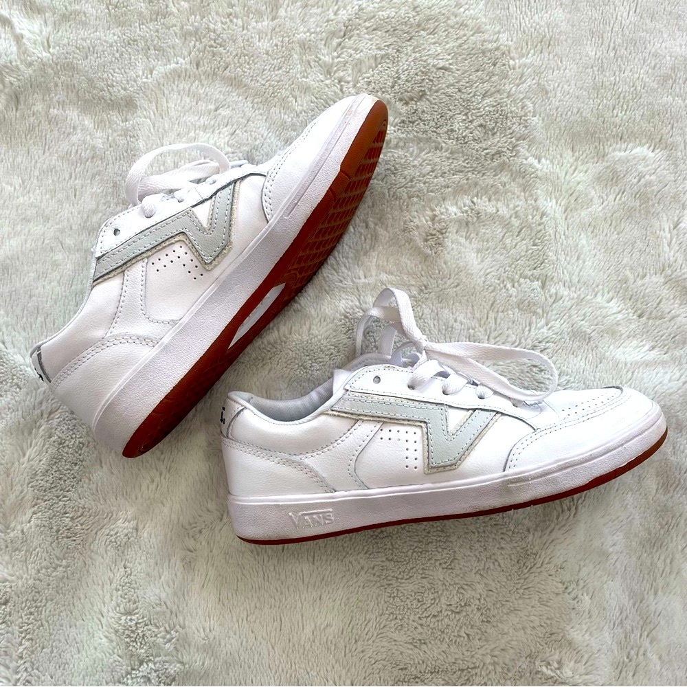 Vans White and Gray Lowland Shoe